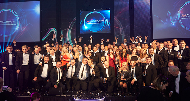 B-Tech staff and guests gathered together during the AV Awards 2017 evening.