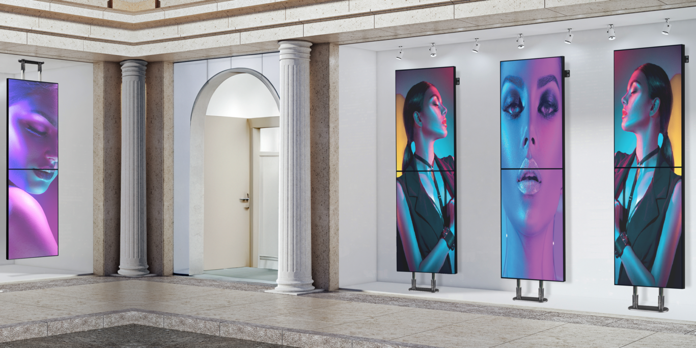 B-Tech AV Mounts brand display featuring B-Tech, Neomounts and Audipack solutions
