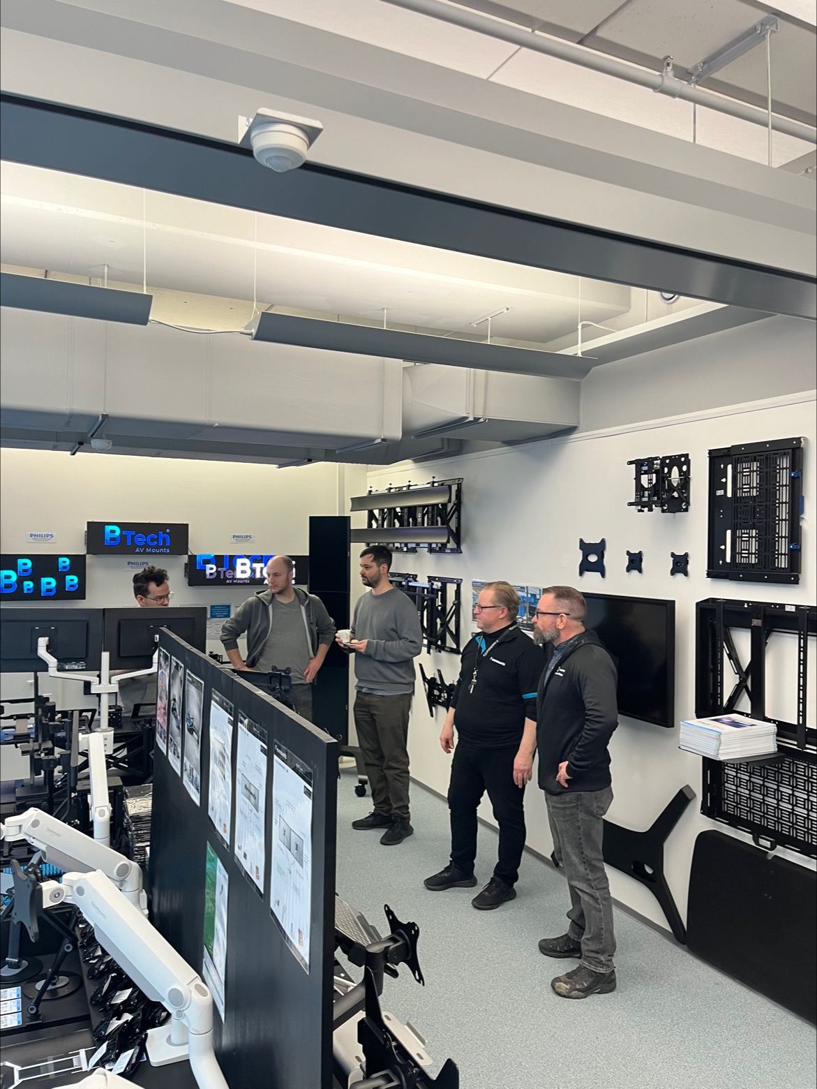 GMG Experience Centre, Salo, Finland featuring AV mounting solutions, digital signage displays and collaboration systems.