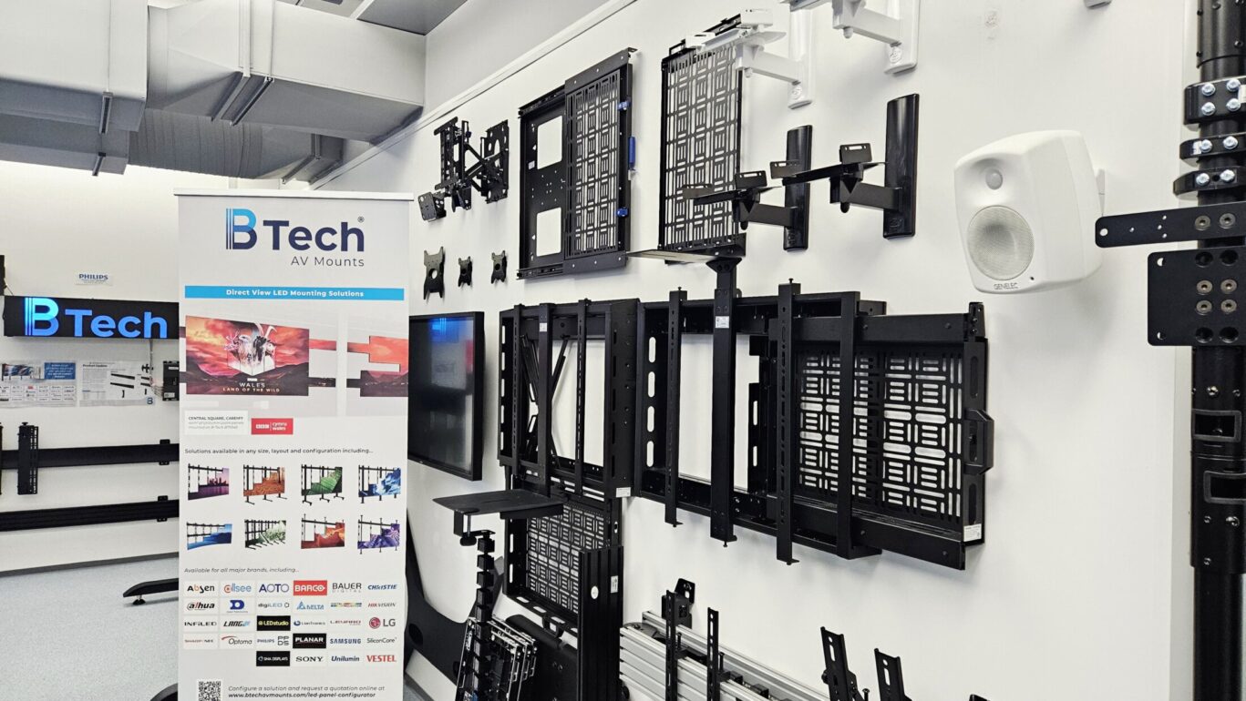 GMG Experience Centre, Salo, Finland featuring AV mounting solutions, digital signage displays and collaboration systems.