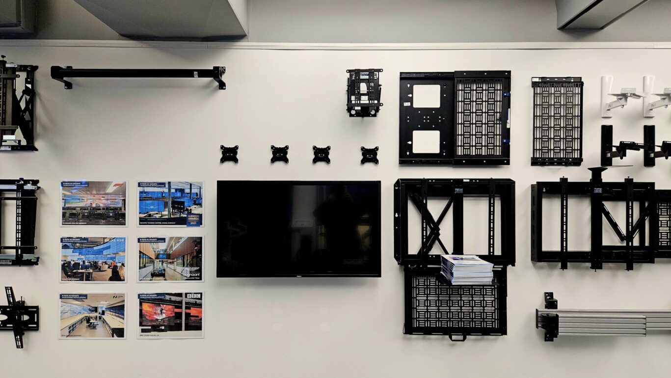 GMG Experience Centre, Salo, Finland featuring AV mounting solutions, digital signage displays and collaboration systems.
