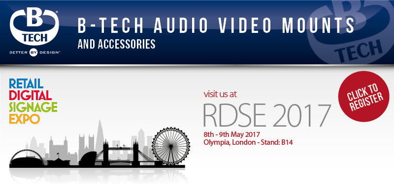 A banner announcing that B-Tech will present at RSE 2017
