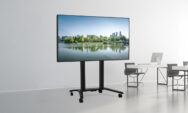 B-Tech display trolley and stand for professional AV installations