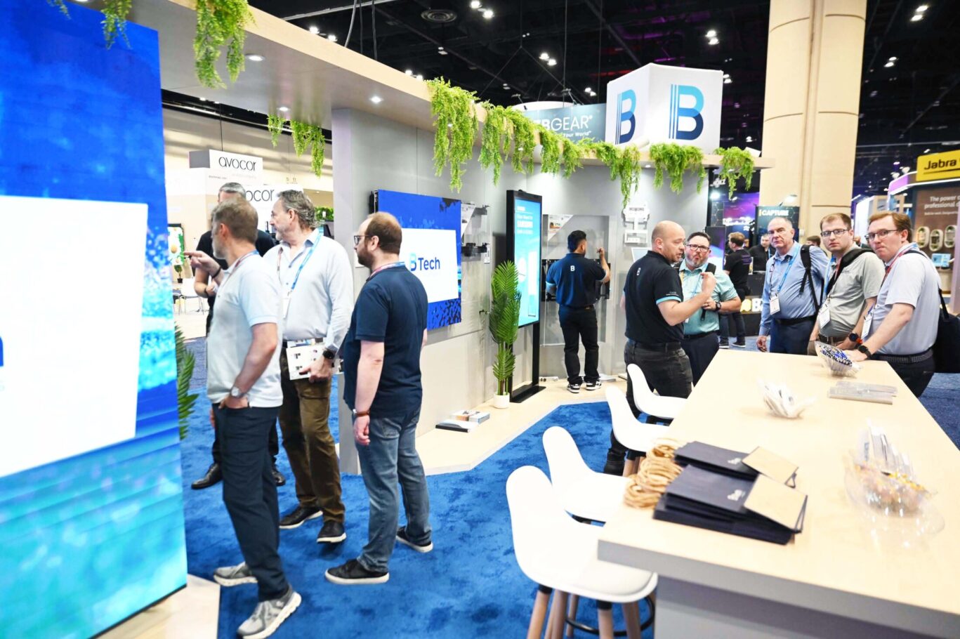 infocomm 2025 article photos people on the booth 2
